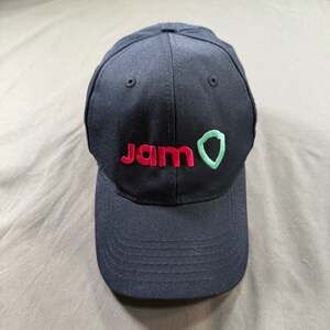Jam Brand Embroidered Logo Baseball Cap Hat Black